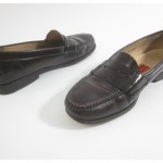 COLE HAAN Men’s Dark Brown Leather Loafers Shoes Size 9.5