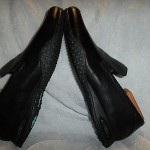 Cole Haan Nike Air Technology Sole Black Leather Slip On Loafers Size 8.5 M