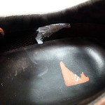 GENUINE HUGO BOSS TRAINERS BROWN LEATHER & SUEDE ORANGE MENS SIZE 10 EUR 43