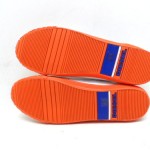Diesel Men’s Yesterday Nostalgia Canvas Sneakers White/Orange Size 12 NWOB!
