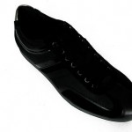 Hugo Boss Men’s Lace Up Fashion Sneakers Silvans Black 50235181 New Authentic