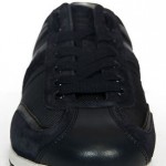 Hugo Boss Men’s Lace Up Fashion Sneakers Silvans Navy Blu 50235181 New Authentic