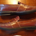 COLE HAAN Mens Medium Brown Slip On Casual Loafers – Size 11.5 Medium