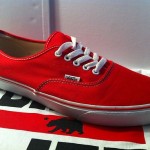 Authentic Red Vans: Men’s Size 13