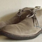 Mens DIESEL EFFECT Gray Leather Indie Grunge Chukka Ankle Boots size 8.5
