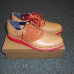 New Cole Haan Lunargrand Saddle Sandstone/Red Size 13M