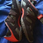 DIESEL MENS GREEN & ORANGE LEATHER SUEDE SNEAKERS SHOES SIZE 11 NEW