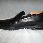 Cole Haan Nike Air Technology Sole Black Leather Slip On Loafers Size 8.5 M