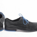 COLE HAAN 11.5 black leather AIR COLTON CASUAL plain toe lace oxford shoe $198
