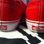 Authentic Red Vans: Men’s Size 13