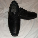 Cole Haan Nike Air Technology Men’s Black Leather Oxford Lace-Up Shoes SZ 8 Wide