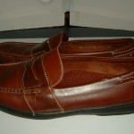 COLE HAAN MENS BROWN LEATHER PENNY LOAFER SIZE 9 1/2M
