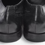 COLE HAAN 10.5 black leather MCKENZIE cap toe perforated oxford shoe NEW $248