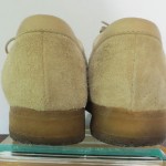 Mens size 11 M khaki suede Clarks Originals Wallabees lace tie casual shoes