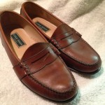 MENS COLE HAAN PINCH PENNY LOAFERS 9.5 D BROWN
