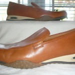 Cole Haan, Tan leather Slip on loafer, Nike Air Sole, Sz. 9 M  NWOB