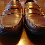 COLE HAAN Mens Medium Brown Slip On Casual Loafers – Size 11.5 Medium