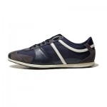 $225 Hugo Boss ORANGE Label Sneakers Navy Blue Mens Shoes 10 43 Trainers 9.5