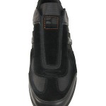 Hugo Boss Mens Kempton I Black Casual Slip-On Fashion Sneaker Shoes Kicks