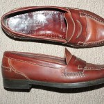 MENS COLE HAAN BROWN LEATHER PENNY LOAFER, SIZE 9.5 M, EXCELLENT , $279