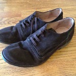 MEN’S USED DIESEL FREE STEP SEAL BROWN SUEDE OXFORD SHOE, SZ 11 (44 EU)