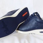 Cole Haan Air Conner Navy Blue Ostrich Print Men’s Size 8.5 M NIB