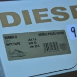 MEN DIESEL KORBIN II WHITE BEIGE CLASSIC CASUAL US 7.5 NIB NO RESERVE