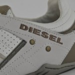 MEN DIESEL KORBIN II WHITE BEIGE CLASSIC CASUAL US 7.5 NIB NO RESERVE