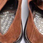 COLE HAAN 13 brown suede NIKE AIR medallion wingtip brogue oxford shoe C08646