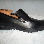 Cole Haan Nike Air Technology Sole Black Leather Slip On Loafers Size 8.5 M