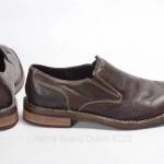 COLE HAAN 11.5 dark brown leather AIR CANTON 2 GORE slip on loafer shoe $198
