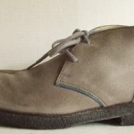 Mens DIESEL EFFECT Gray Leather Indie Grunge Chukka Ankle Boots size 8.5
