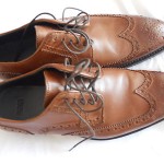 Hugo Boss Wing Tip in Medium Brown New w/o box Originally $275.00