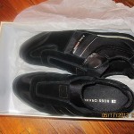 Hugo Boss Orange Label by Hugo Boss Kempton Sneakers in Black all sizes HOT DEAL