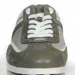 Hugo Boss Men’s Lace Up Fashion Sneakers Silvans Grey 50235181 New Authentic