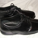 Cole Haan Nike Air Technology Men’s Black Leather Oxford Lace-Up Shoes SZ 8 Wide