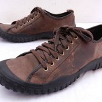 Mens 10 COLE HAAN Nike Air Brown Leather Rugged Laced Oxfords Sneakers