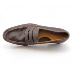 Cole Haan Air Delancy Penny Mens Size 10 Brown Leather Loafers Shoes New/Display