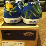 Vans Rata Vulc Aloha Floral Classic Blue 9 Slip On Canvas Half Cab Sk8 Hi