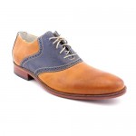 Cole Haan Air Colton.Saddle Mens Size 10 Tan Leather Oxfords Shoes New/Display