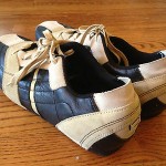 MEN’S USED DIESEL HUGO BLACK & WHITE SUEDE TRAINER SNEAKER SHOE, SZ 12 (45 EU)