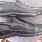 Cole Haan Shoes Nike Air Soft Black Leather Comfort Slip On/Loafer. MINT 10M