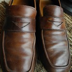 Cole Haan ~ Vintage Brown Leather Penny Loafer/Driving Moc ~ US Size 8.5 M
