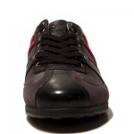 $225 Hugo Boss ORANGE Label Sneakers Black Grey Red Mens Shoes 7 40 Trainers 6.5