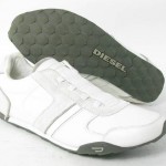DIESEL Lopp On White Shoes Mens size 10 M Used $95