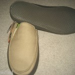 VANS SKATEBOARDING MENS BALI KHAKI LEAF GREEN SLIP ON SHOES SIZE 8.5 SHIPS FREE