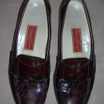 Men’s Cole Haan Brown Leather Sole Pinch Tassel Shoes Loafers Slip Ons size 10D