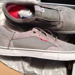 New! VANS TYPE II Mens Sz 13 Shoe Grey And White . Casual Trainer