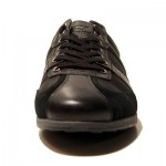 $225 Hugo Boss ORANGE Label Sneakers Black Mens 12 45 Shoes Trainers 11.5 Sport