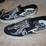 Vans TNT III Slip On,Taka Hayashi,Mens U.S. Size 13
